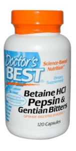 Betaine HCI Pepsin Gentian Bitters