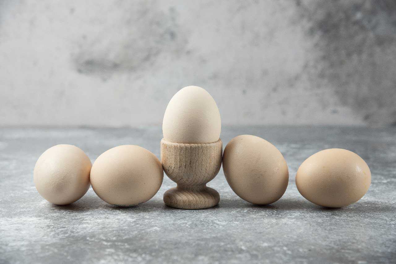 Vajíčka na stole