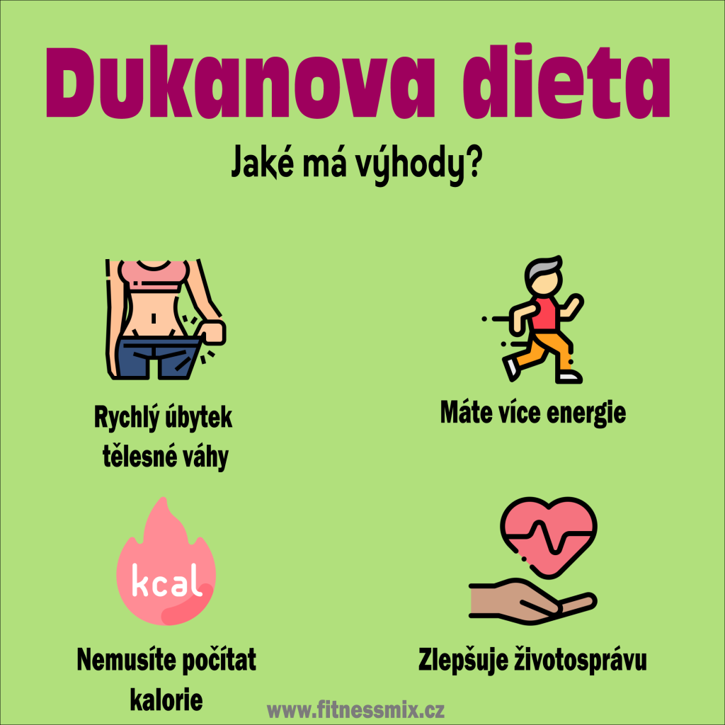 Jaké má výhody Dukanova dieta?
