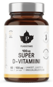 Puhdistamo super vitamín D 4000ui