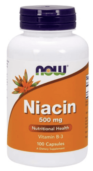 NOW Niacin - vitamín B3 500 mg