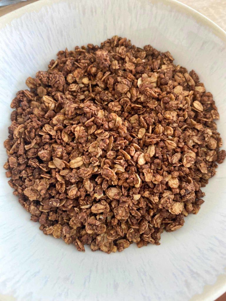 Proteinová granoly s příchutí čokolády od Gymbeamu