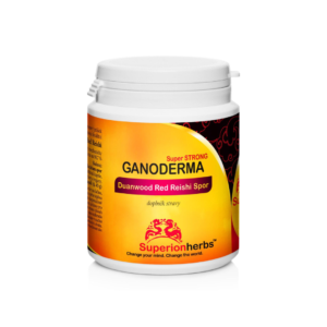 SUPERIONHERBS GANODERMA REISHI SPOR, KAPSLE